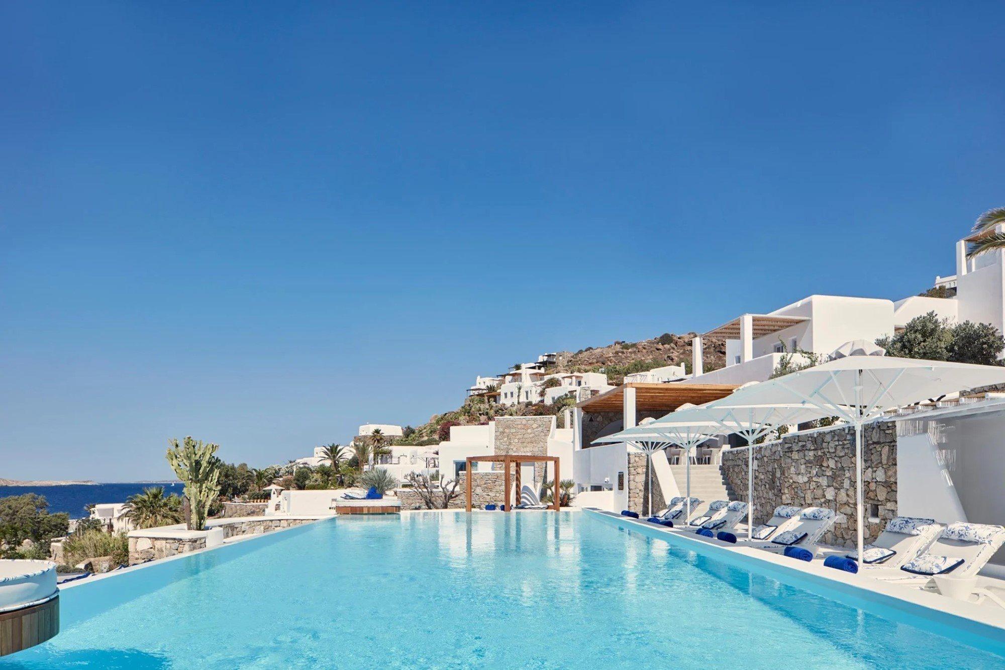 Katikies Mykonos - The Leading Hotels Of The World Agios Ioannis Diakoftis Bagian luar foto