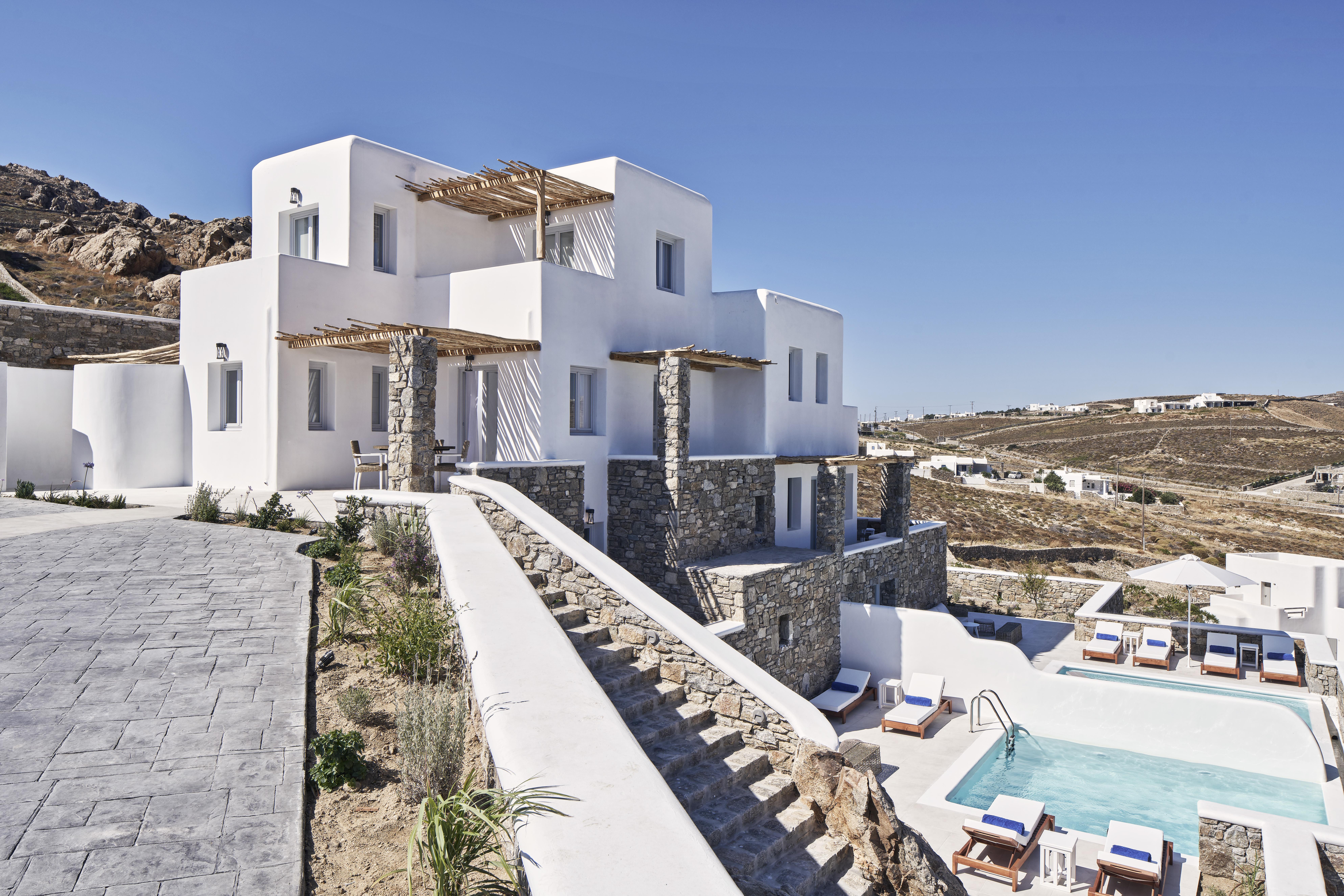Katikies Mykonos - The Leading Hotels Of The World Agios Ioannis Diakoftis Bagian luar foto